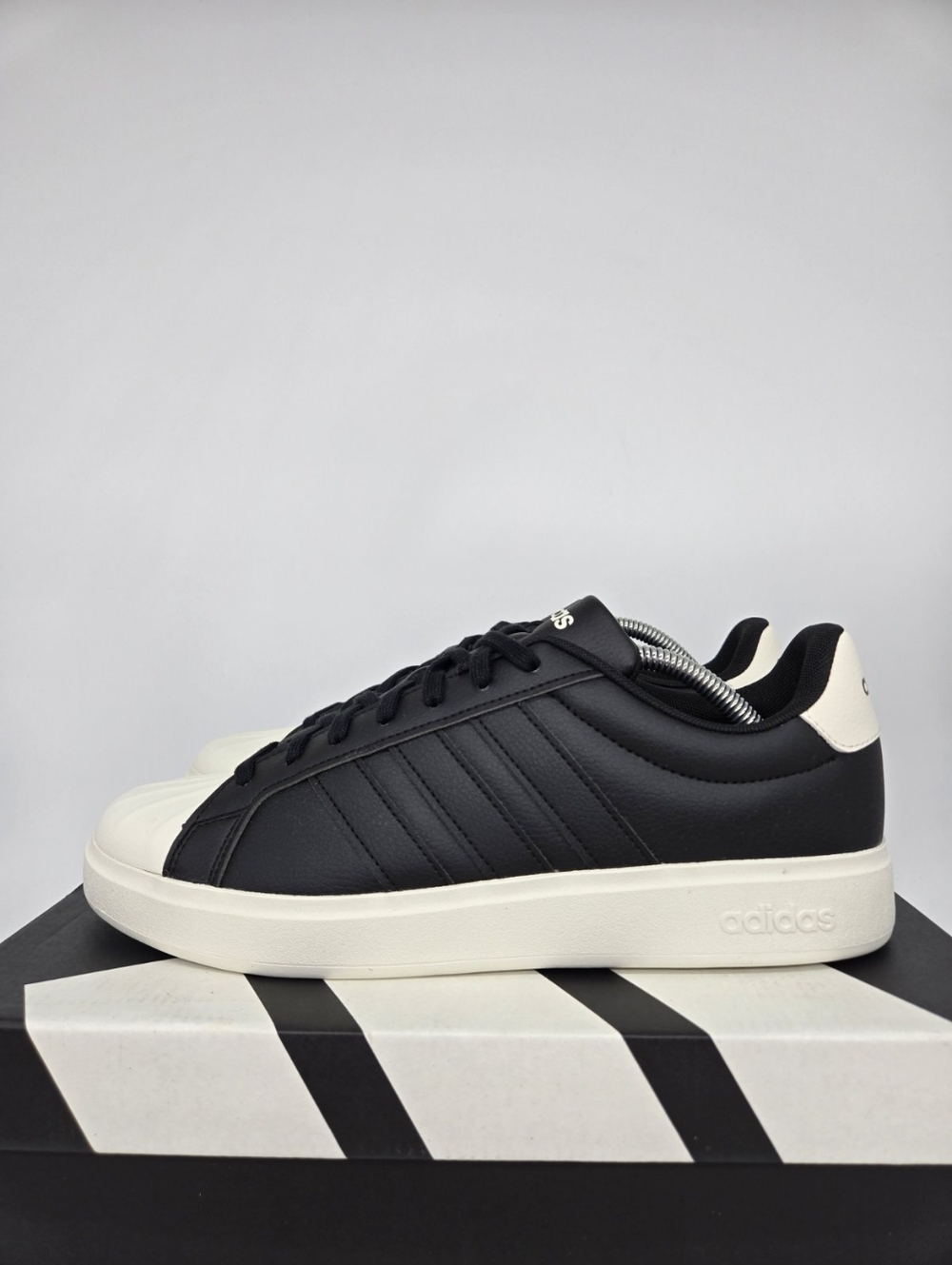 Adidas Men's Streettalk Black Off White Shoes JP8278 Size 9 New